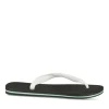 Tongs NOIR Homme Motif Uni A Enfiler