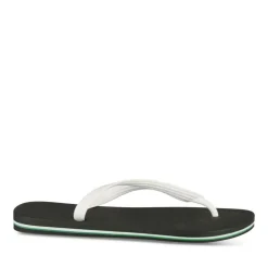 Tongs NOIR Homme Motif Uni A Enfiler