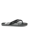 Tongs NOIR Homme Motif Uni A Enfiler