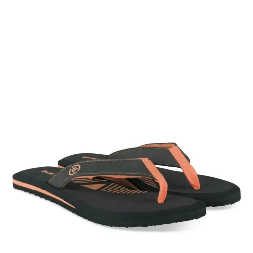 Tongs NOIR Homme Motif Uni A Enfiler