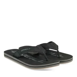 Tongs NOIR Homme Motif Uni A Enfiler