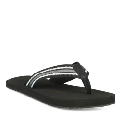 Tongs NOIR Homme Motif Uni A Enfiler