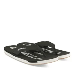Tongs NOIR Homme Motif Uni A Enfiler