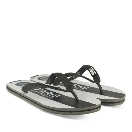 Tongs NOIR Homme Motif Uni A Enfiler