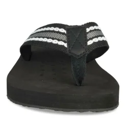Tongs NOIR Homme Motif Uni A Enfiler