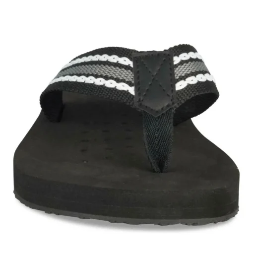 Tongs NOIR Homme Motif Uni A Enfiler