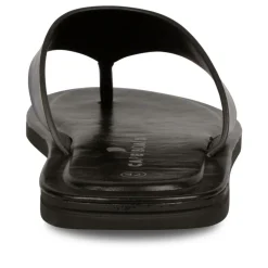 Tongs NOIR Homme Motif Uni A Enfiler