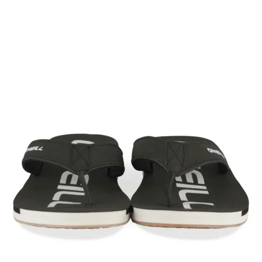 Tongs NOIR Homme Motif Uni A Enfiler
