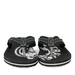 Tongs NOIR Homme Motif Uni A Enfiler