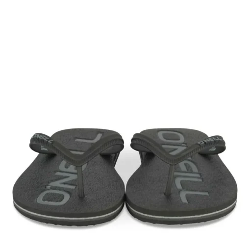 Tongs NOIR Homme Motif Uni A Enfiler