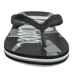Tongs NOIR Homme Motif Uni A Enfiler
