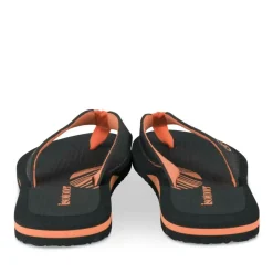 Tongs NOIR Homme Motif Uni A Enfiler
