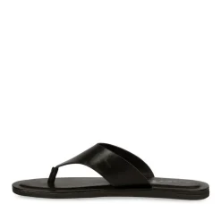 Tongs NOIR Homme Motif Uni A Enfiler