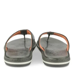 Tongs NOIR Homme Motif Uni A Enfiler