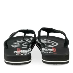 Tongs NOIR Homme Motif Uni A Enfiler