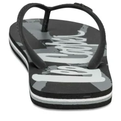 Tongs NOIR Homme Motif Uni A Enfiler