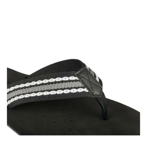 Tongs NOIR Homme Motif Uni A Enfiler