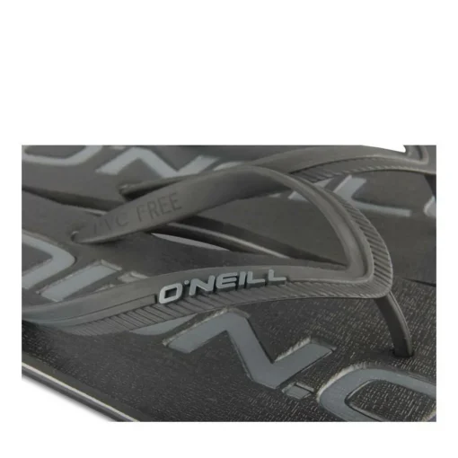 Tongs NOIR Homme Motif Uni A Enfiler
