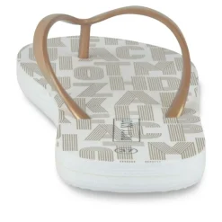 Tongs Plage BLANC Femme Motif Uni A Enfiler