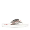 Tongs Plage BLANC Homme Motif Uni