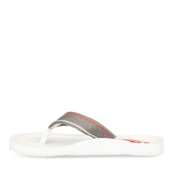 Tongs Plage BLANC Homme Motif Uni