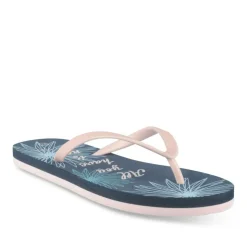 Tongs Plage BLEU Femme Motif Uni A Enfiler