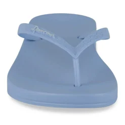 Tongs Plage BLEU Femme Motif Uni A Enfiler