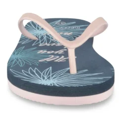 Tongs Plage BLEU Femme Motif Uni A Enfiler