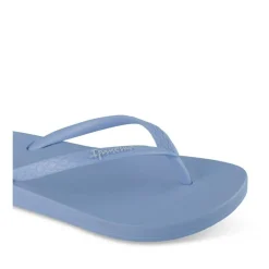 Tongs Plage BLEU Femme Motif Uni A Enfiler