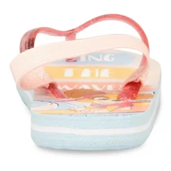 Tongs Plage BLEU Fille Elastique
