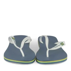 Tongs Plage BLEU Homme Motif Uni A Enfiler