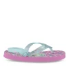 Tongs Plage FUSCHIA Fille Motif Uni Elastique