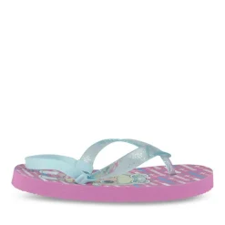 Tongs Plage FUSCHIA Fille Motif Uni Elastique