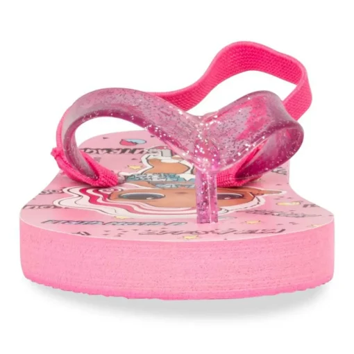 Tongs Plage FUSCHIA Fille Elastique