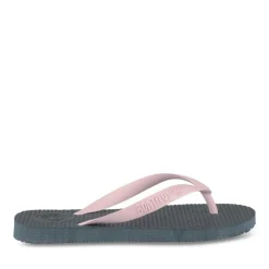Tongs Plage MARINE Femme Motif Uni A Enfiler