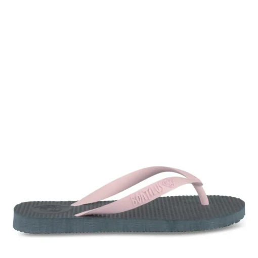 Tongs Plage MARINE Femme Motif Uni A Enfiler