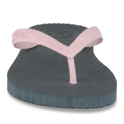 Tongs Plage MARINE Femme Motif Uni A Enfiler