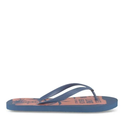 Tongs Plage MARINE Homme Motif Uni A Enfiler