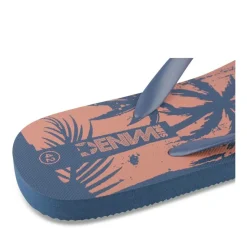 Tongs Plage MARINE Homme Motif Uni A Enfiler
