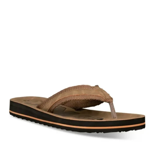 Tongs Plage MARRON Homme