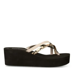 Tongs Plage NOIR Femme