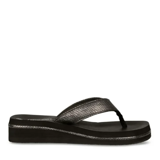Tongs Plage NOIR Femme