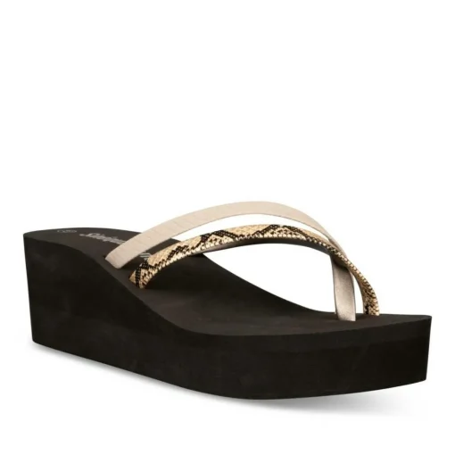 Tongs Plage NOIR Femme