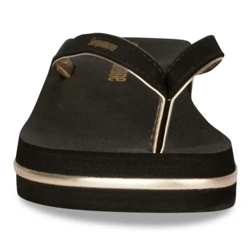 Tongs Plage NOIR Femme