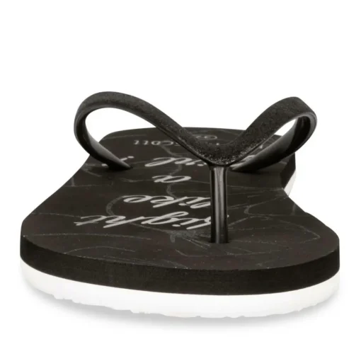 Tongs Plage NOIR Femme