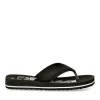 Tongs Plage NOIR Homme Motif Uni