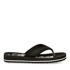 Tongs Plage NOIR Homme Motif Uni