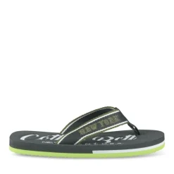 Tongs Plage NOIR Homme Motif Uni A Enfiler