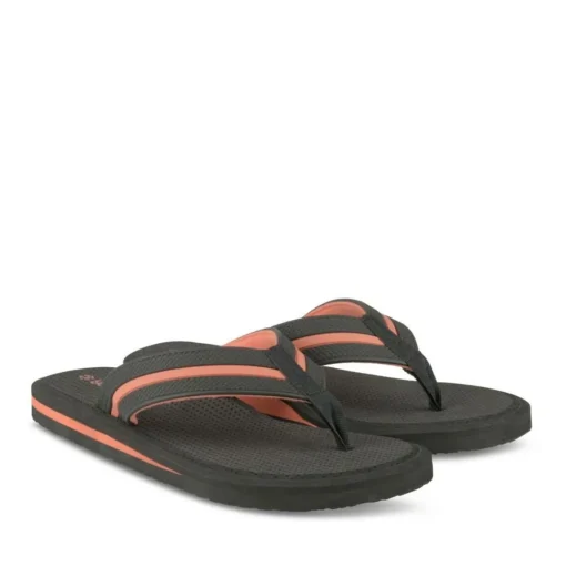 Tongs Plage NOIR Homme Motif Uni A Enfiler