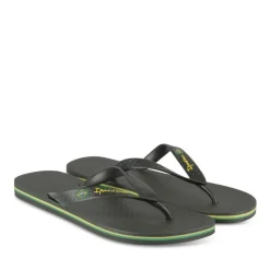 Tongs Plage NOIR Homme Motif Uni A Enfiler